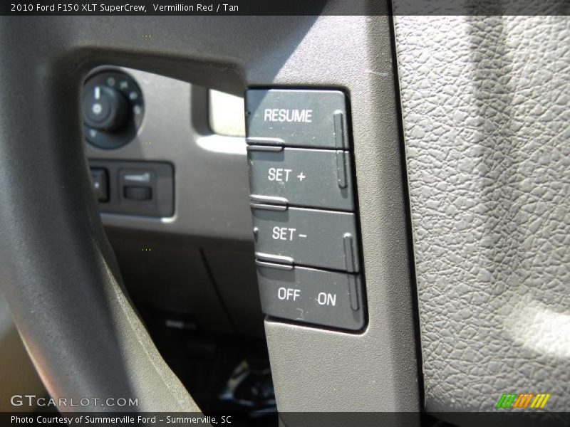 Vermillion Red / Tan 2010 Ford F150 XLT SuperCrew