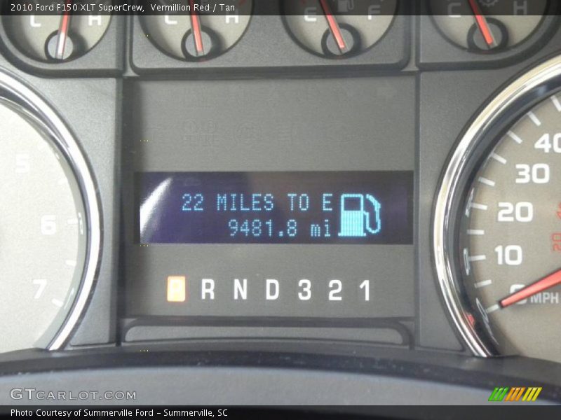 Vermillion Red / Tan 2010 Ford F150 XLT SuperCrew