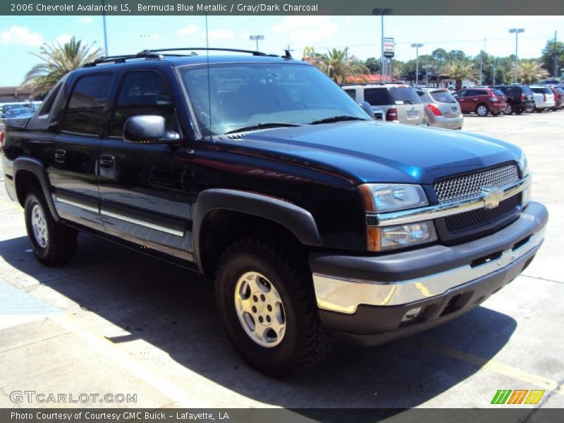 Bermuda Blue Metallic / Gray/Dark Charcoal 2006 Chevrolet Avalanche LS