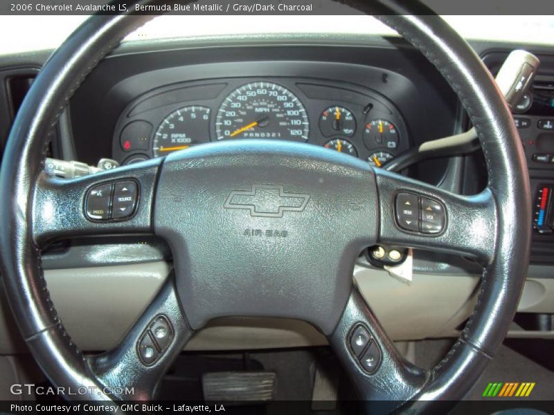 Bermuda Blue Metallic / Gray/Dark Charcoal 2006 Chevrolet Avalanche LS