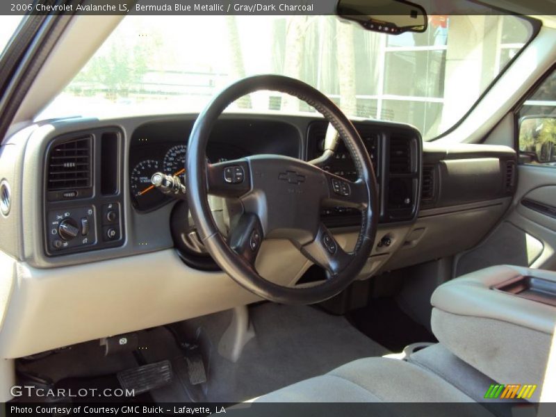 Bermuda Blue Metallic / Gray/Dark Charcoal 2006 Chevrolet Avalanche LS