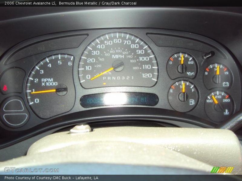 Bermuda Blue Metallic / Gray/Dark Charcoal 2006 Chevrolet Avalanche LS