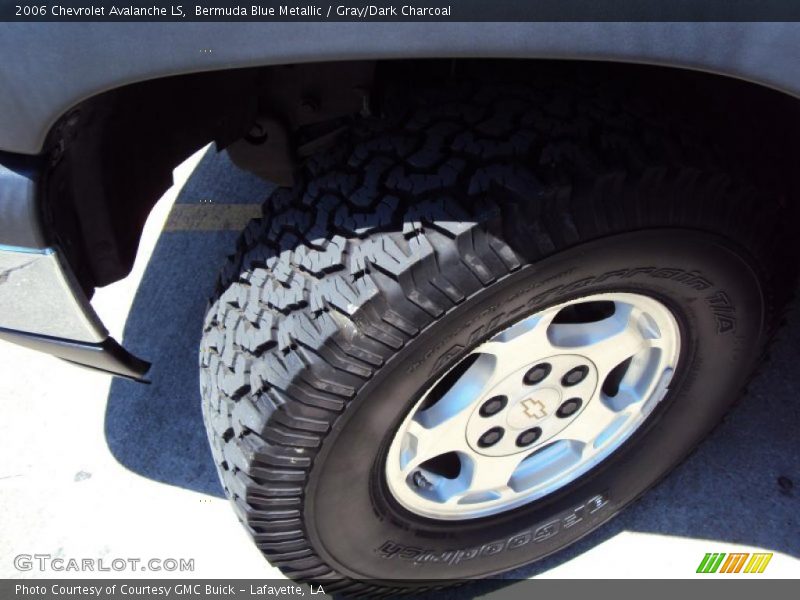 Bermuda Blue Metallic / Gray/Dark Charcoal 2006 Chevrolet Avalanche LS