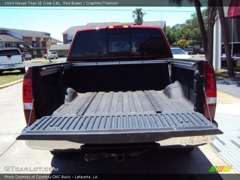 Red Brawn / Graphite/Titanium 2004 Nissan Titan SE Crew Cab