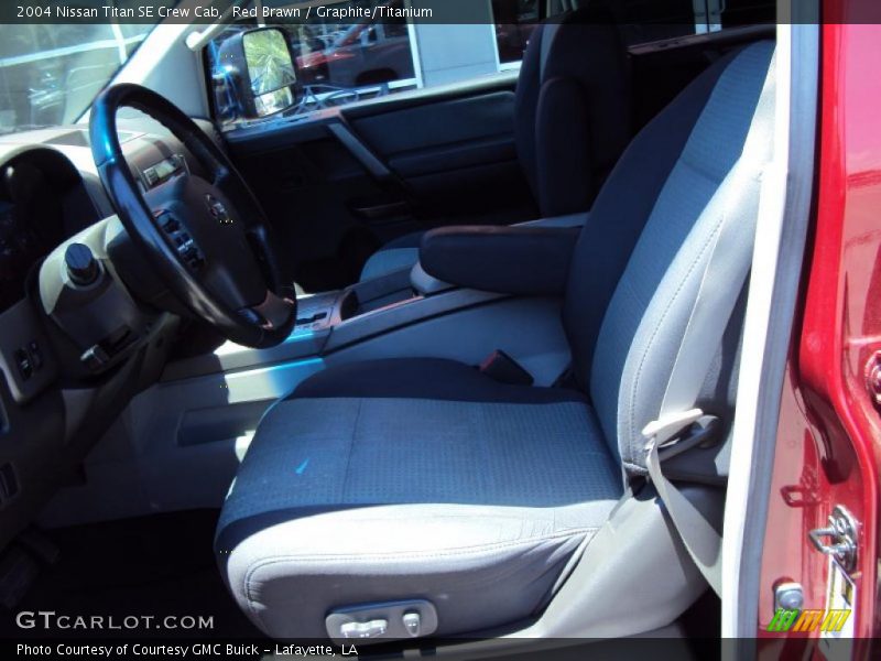 Red Brawn / Graphite/Titanium 2004 Nissan Titan SE Crew Cab