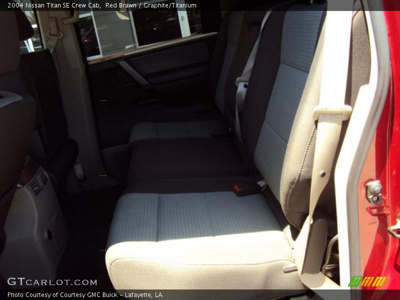 Red Brawn / Graphite/Titanium 2004 Nissan Titan SE Crew Cab
