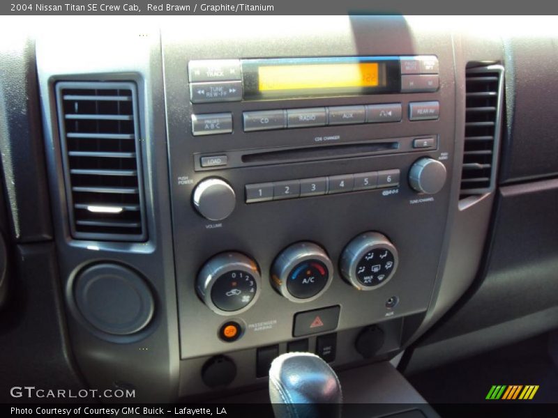Red Brawn / Graphite/Titanium 2004 Nissan Titan SE Crew Cab