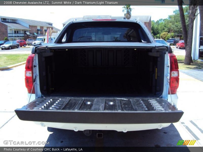 Summit White / Dark Titanium/Light Titanium 2008 Chevrolet Avalanche LTZ