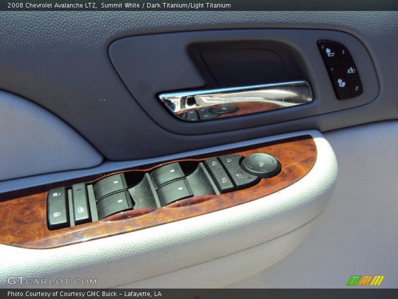 Summit White / Dark Titanium/Light Titanium 2008 Chevrolet Avalanche LTZ