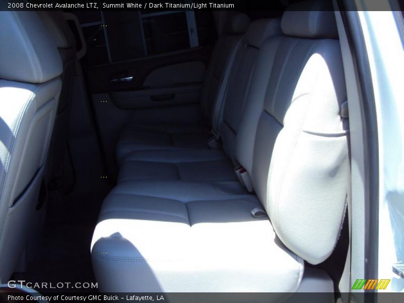 Summit White / Dark Titanium/Light Titanium 2008 Chevrolet Avalanche LTZ