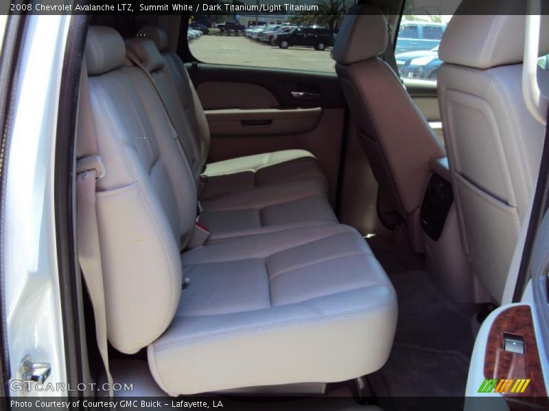 Summit White / Dark Titanium/Light Titanium 2008 Chevrolet Avalanche LTZ