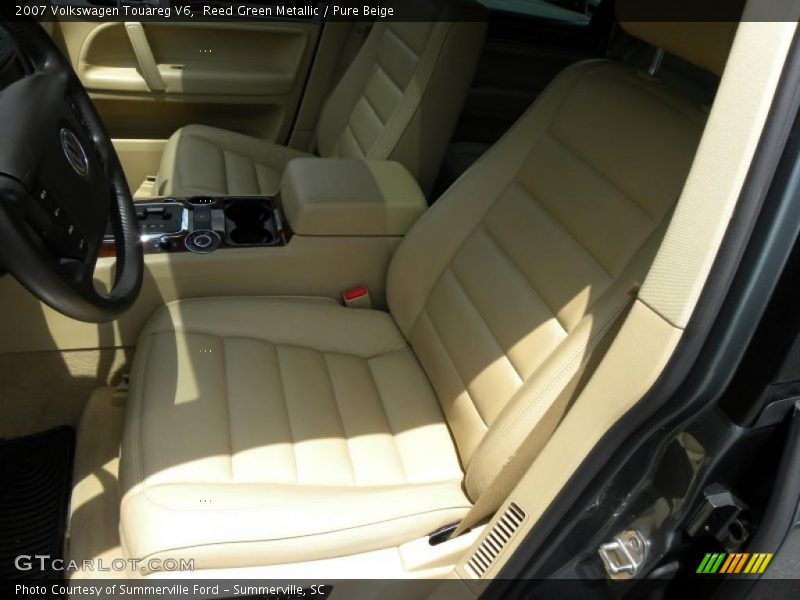 Reed Green Metallic / Pure Beige 2007 Volkswagen Touareg V6