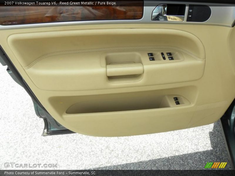 Reed Green Metallic / Pure Beige 2007 Volkswagen Touareg V6