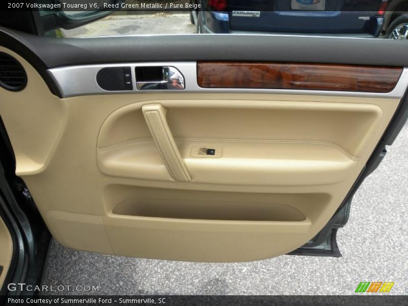 Reed Green Metallic / Pure Beige 2007 Volkswagen Touareg V6