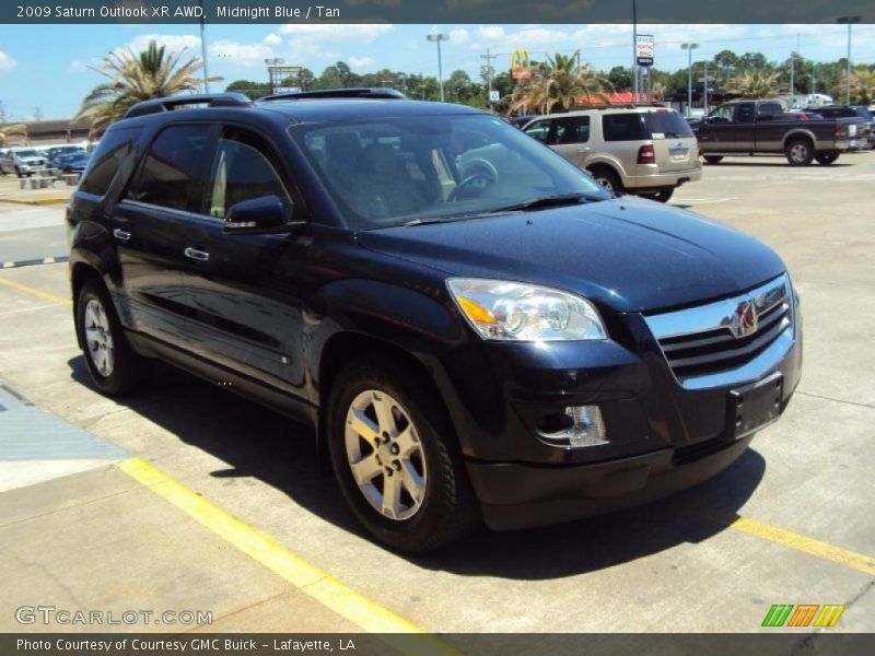 Midnight Blue / Tan 2009 Saturn Outlook XR AWD
