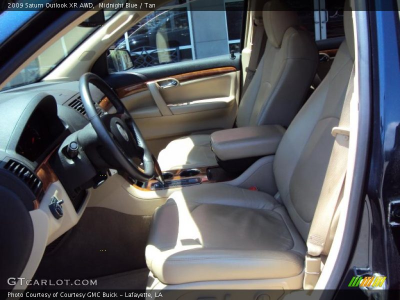 Midnight Blue / Tan 2009 Saturn Outlook XR AWD