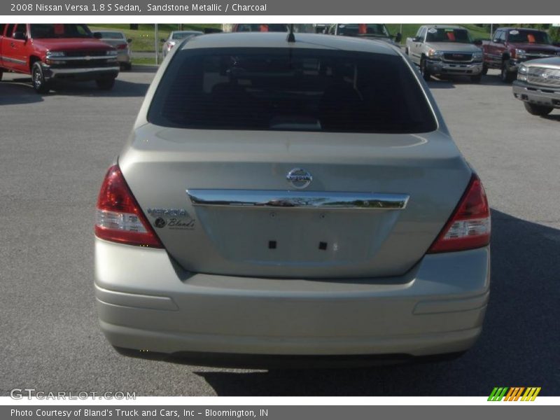 Sandstone Metallic / Charcoal 2008 Nissan Versa 1.8 S Sedan