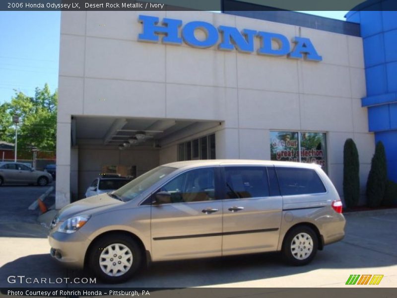 Desert Rock Metallic / Ivory 2006 Honda Odyssey LX