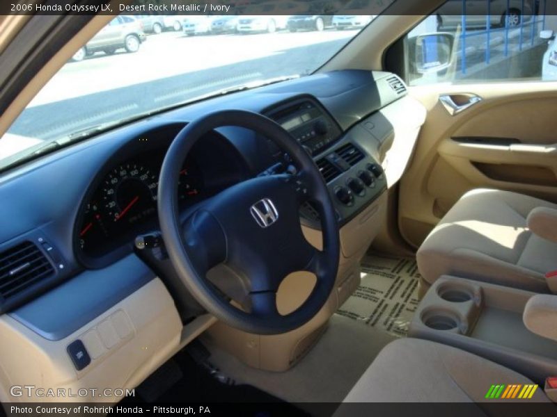 Desert Rock Metallic / Ivory 2006 Honda Odyssey LX