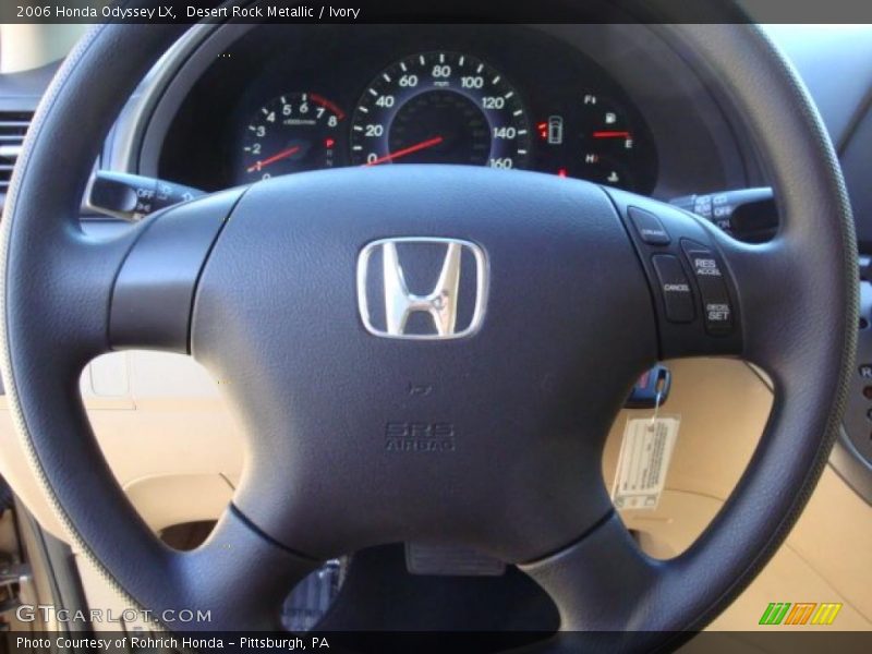 Desert Rock Metallic / Ivory 2006 Honda Odyssey LX