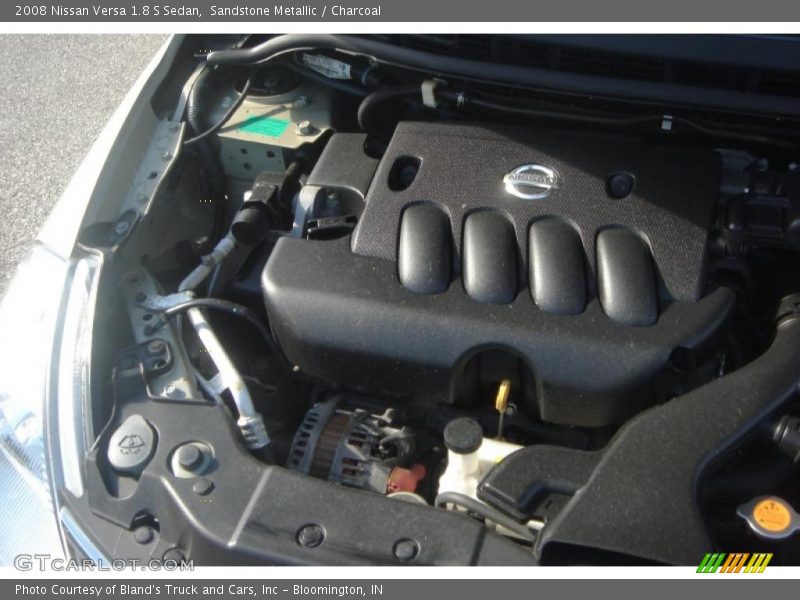Sandstone Metallic / Charcoal 2008 Nissan Versa 1.8 S Sedan