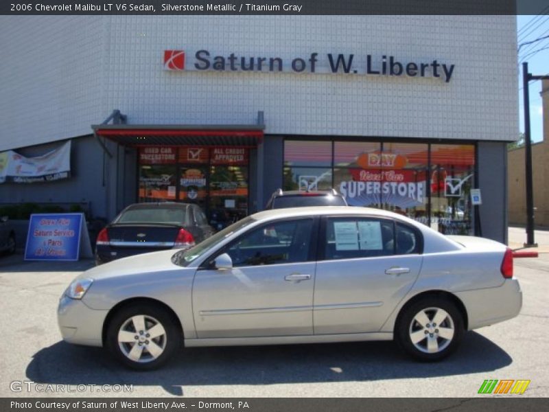 Silverstone Metallic / Titanium Gray 2006 Chevrolet Malibu LT V6 Sedan