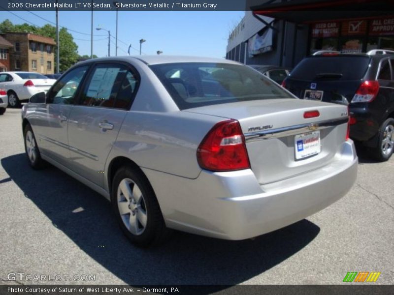 Silverstone Metallic / Titanium Gray 2006 Chevrolet Malibu LT V6 Sedan