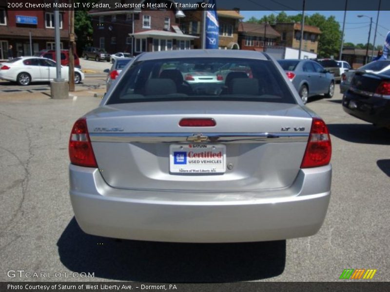 Silverstone Metallic / Titanium Gray 2006 Chevrolet Malibu LT V6 Sedan