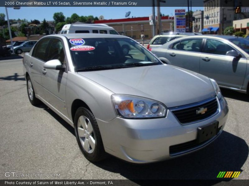 Silverstone Metallic / Titanium Gray 2006 Chevrolet Malibu LT V6 Sedan