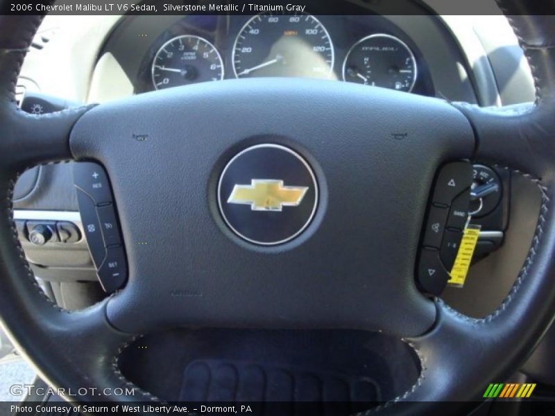Silverstone Metallic / Titanium Gray 2006 Chevrolet Malibu LT V6 Sedan
