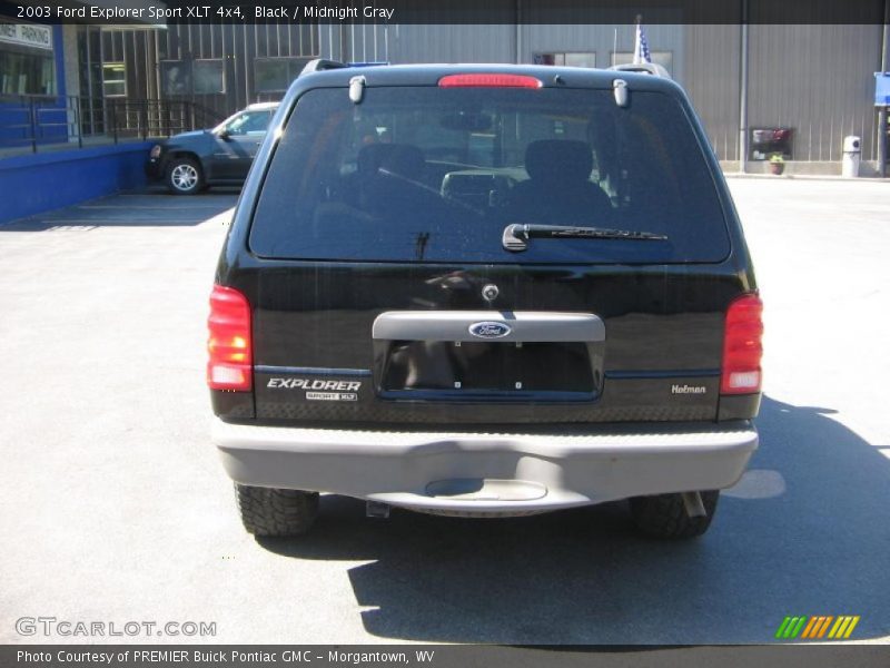 Black / Midnight Gray 2003 Ford Explorer Sport XLT 4x4
