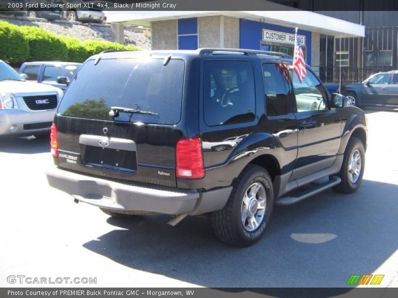 Black / Midnight Gray 2003 Ford Explorer Sport XLT 4x4