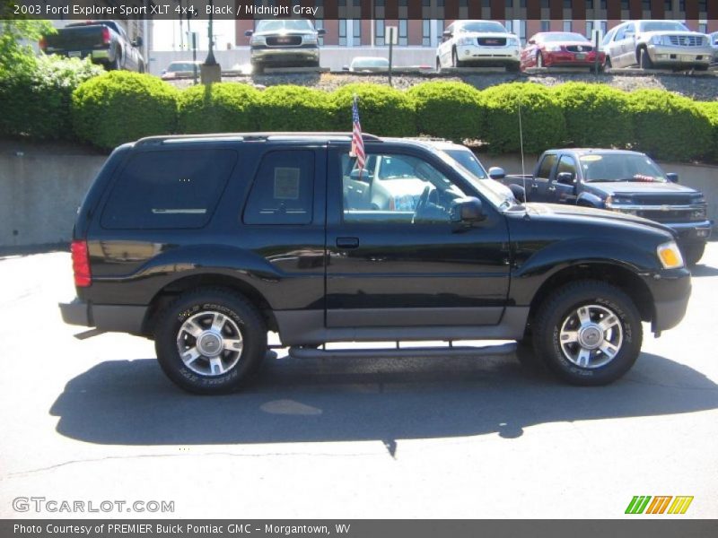 Black / Midnight Gray 2003 Ford Explorer Sport XLT 4x4