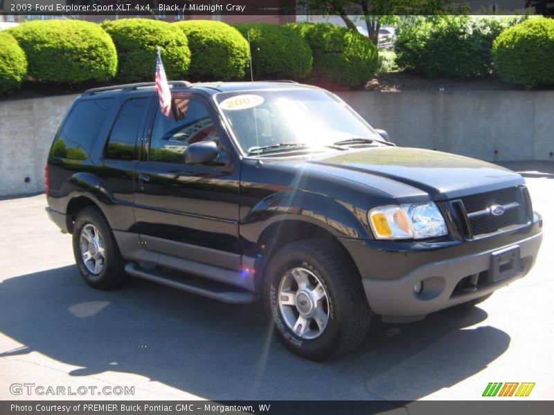 Black / Midnight Gray 2003 Ford Explorer Sport XLT 4x4