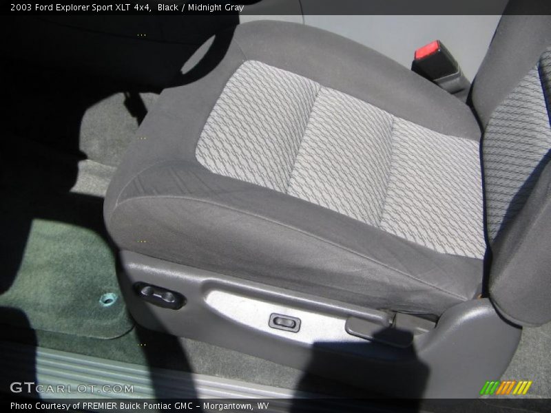 Black / Midnight Gray 2003 Ford Explorer Sport XLT 4x4