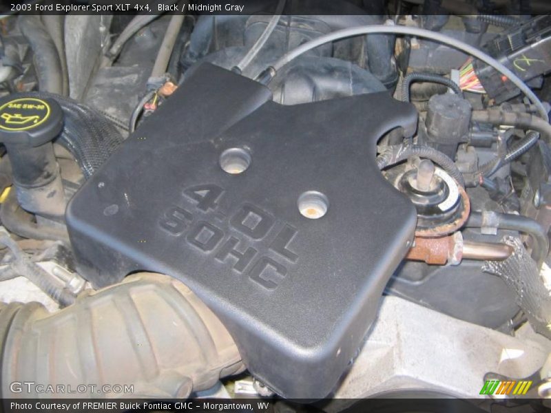 Black / Midnight Gray 2003 Ford Explorer Sport XLT 4x4
