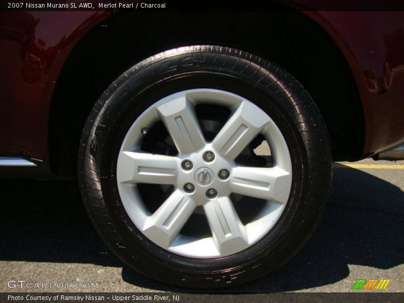 Merlot Pearl / Charcoal 2007 Nissan Murano SL AWD