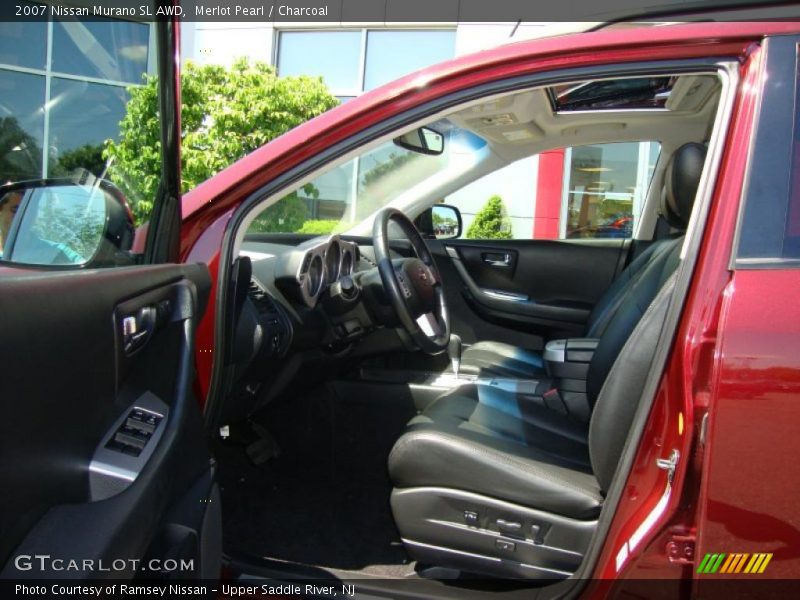 Merlot Pearl / Charcoal 2007 Nissan Murano SL AWD