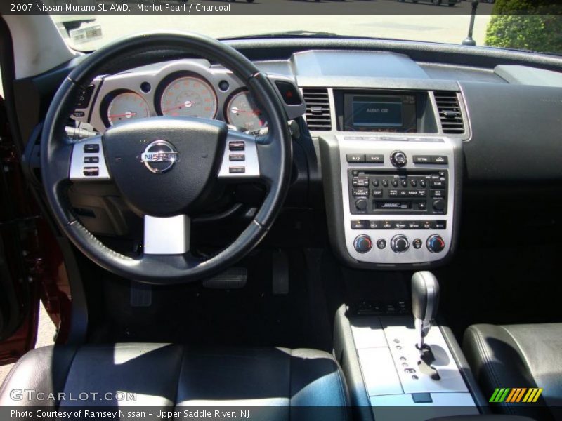 Merlot Pearl / Charcoal 2007 Nissan Murano SL AWD