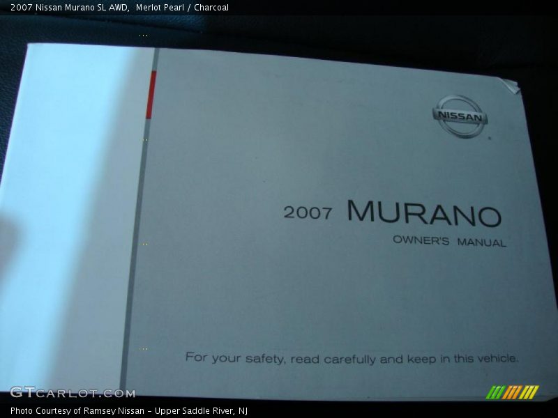 Merlot Pearl / Charcoal 2007 Nissan Murano SL AWD