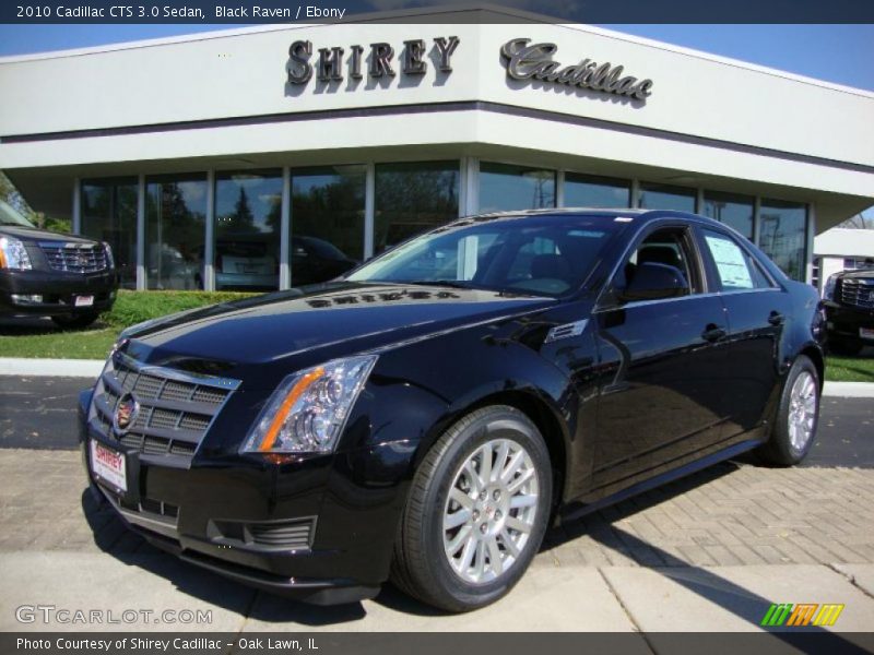 Black Raven / Ebony 2010 Cadillac CTS 3.0 Sedan