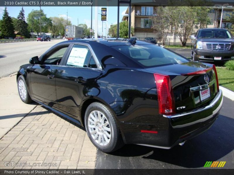 Black Raven / Ebony 2010 Cadillac CTS 3.0 Sedan