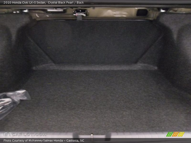 Crystal Black Pearl / Black 2010 Honda Civic LX-S Sedan