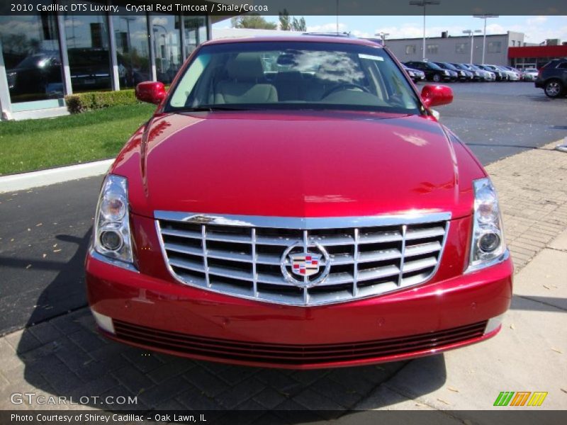 Crystal Red Tintcoat / Shale/Cocoa 2010 Cadillac DTS Luxury