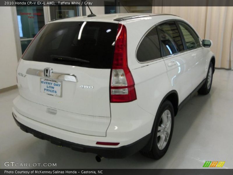 Taffeta White / Gray 2010 Honda CR-V EX-L AWD