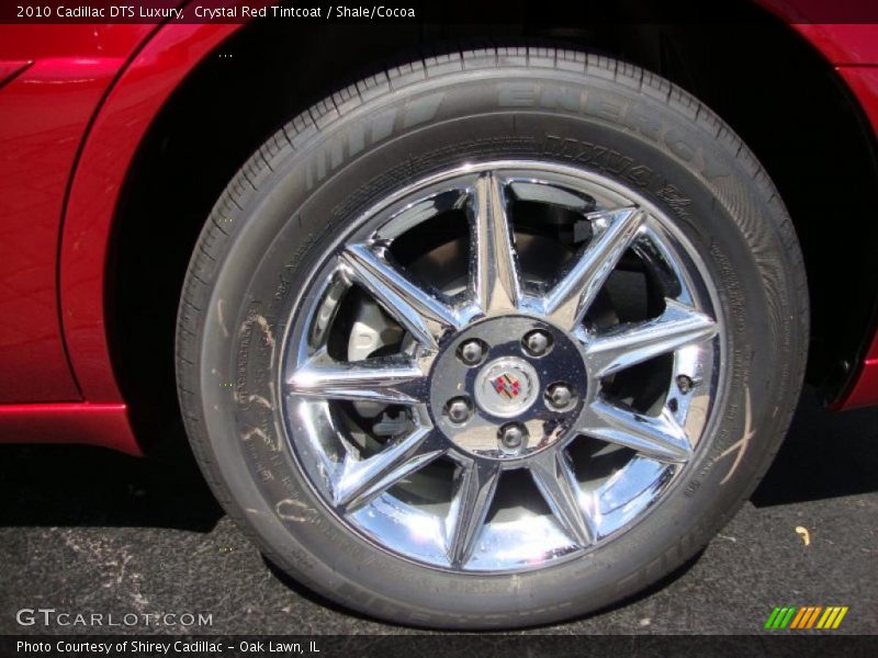 Crystal Red Tintcoat / Shale/Cocoa 2010 Cadillac DTS Luxury