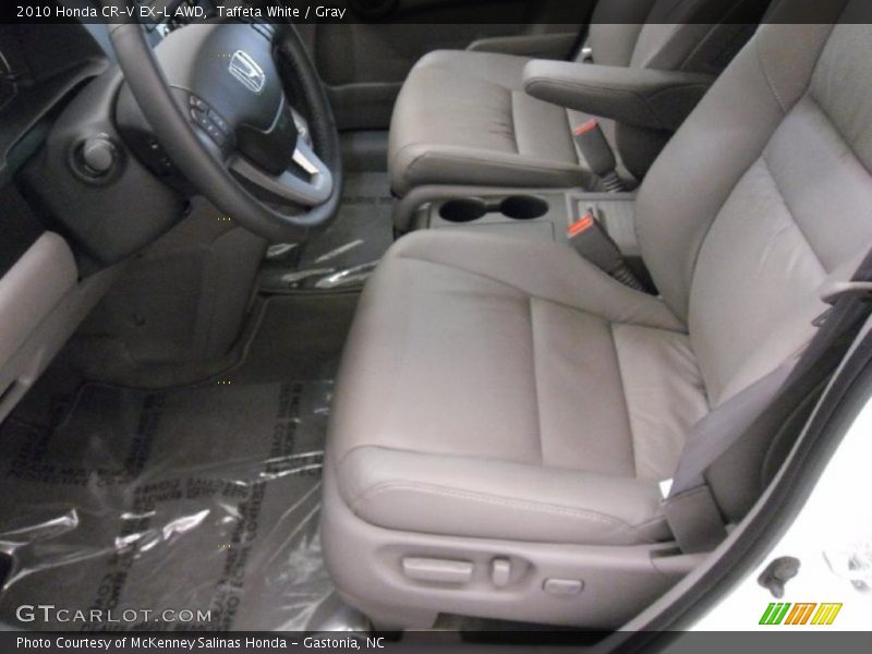 Taffeta White / Gray 2010 Honda CR-V EX-L AWD