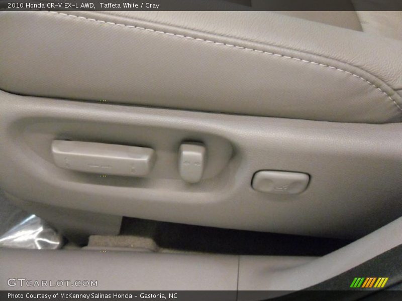 Taffeta White / Gray 2010 Honda CR-V EX-L AWD