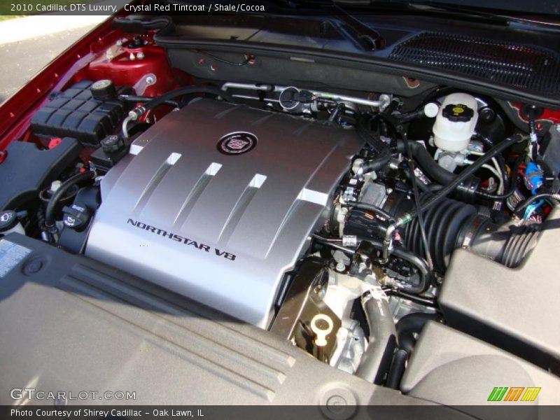 Crystal Red Tintcoat / Shale/Cocoa 2010 Cadillac DTS Luxury