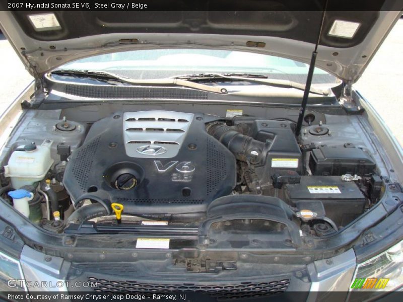Steel Gray / Beige 2007 Hyundai Sonata SE V6